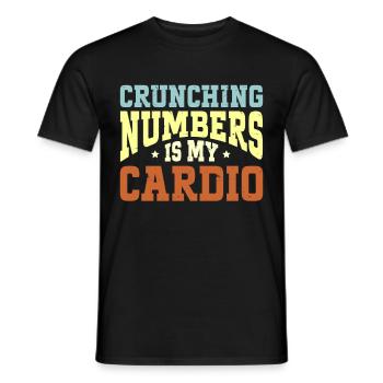 Tax Day CPA Accountant - Men's T-Shirt - black - Front - AI Model Male 178 light (178cm)
