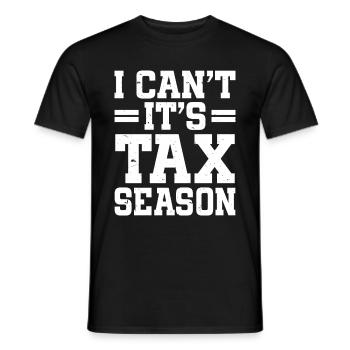Tax Day CPA Accountant - Men's T-Shirt - black - Front - AI Model Male 178 light (178cm)
