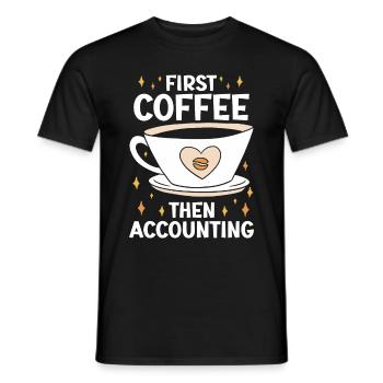 Tax Day CPA Accountant - Men's T-Shirt - black - Front - AI Model Male 178 light (178cm)