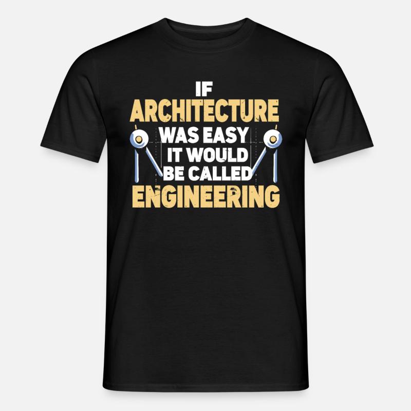 Architecte Architecture - T-shirt homme - noir