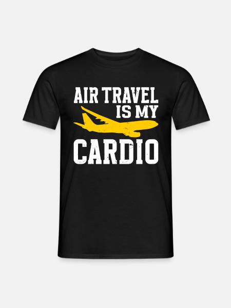 Stewardess Air Travel Flight Attendant - Men's T-Shirt - black