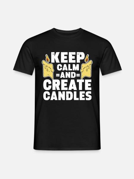 Candle Maker Candle Making - Men's T-Shirt - black