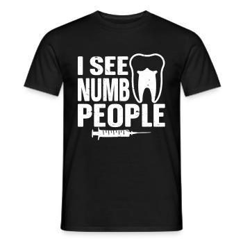 Dentist Dental - Männer T-Shirt - Schwarz - Vorne - AI Model Male 178 light (178cm)