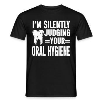 Dentist Dental - Männer T-Shirt - Schwarz - Vorne - AI Model Male 178 light (178cm)
