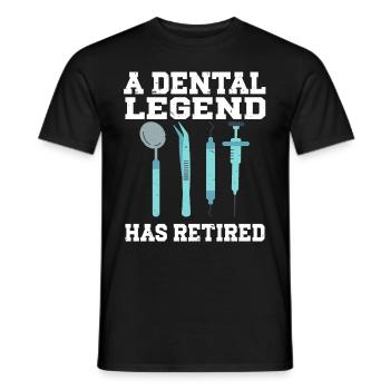Dentist Dental - Männer T-Shirt - Schwarz - Vorne - AI Model Male 178 light (178cm)