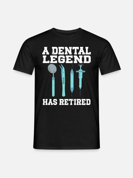Dentist Dental - Männer T-Shirt - Schwarz