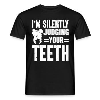 Dentist Dental - Männer T-Shirt - Schwarz - Vorne - AI Model Male 178 light (178cm)