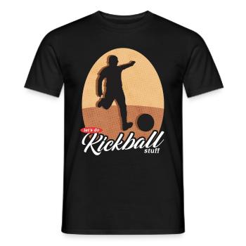 Kickball Kickball Player Kickballer Cadeau - T-shirt homme - noir - Devant - AI Model Male 178 light (178cm)