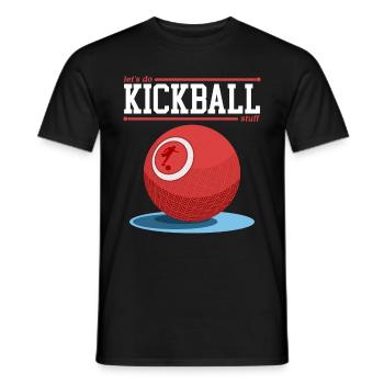Kickball Kickballer Kickball Player Cadeau - T-shirt homme - noir - Devant - AI Model Male 178 light (178cm)