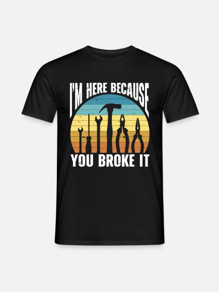 Electrician - Men's T-Shirt - black