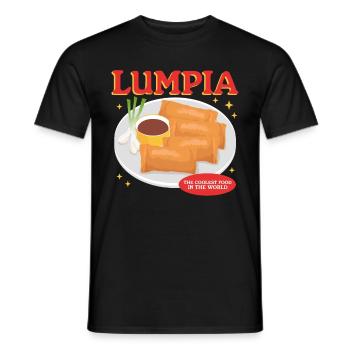 Lumpia Spring Roll Loempia Gift - Men's T-Shirt - black - Front - AI Model Male 178 light (178cm)