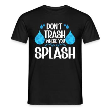 Earth Day Climate Change Awareness - Männer T-Shirt - Schwarz - Vorne - AI Model Male 178 light (178cm)