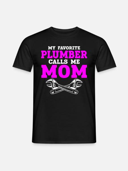 Funny I'm A Plumber - Men's T-Shirt - black