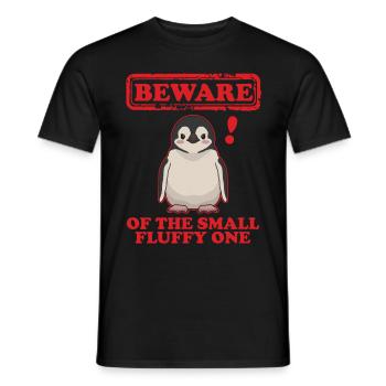 Penguin Baby Funny Penguins Gifts - Men's T-Shirt - black - Front - AI Model Male 178 light (178cm)