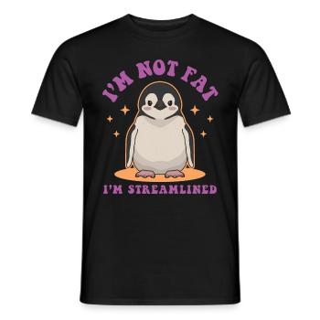 Penguin Baby Penguins Gifts - Men's T-Shirt - black - Front - AI Model Male 178 light (178cm)