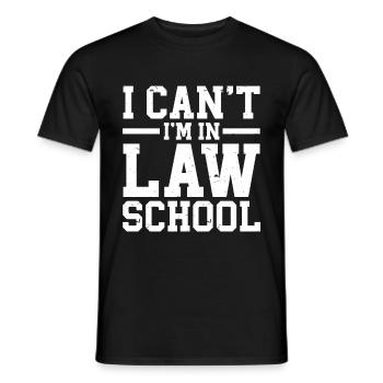 Law Lawyer - Männer T-Shirt - Schwarz - Vorne - AI Model Male 178 light (178cm)