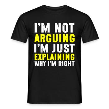 Law Lawyer - Männer T-Shirt - Schwarz - Vorne - AI Model Male 178 light (178cm)