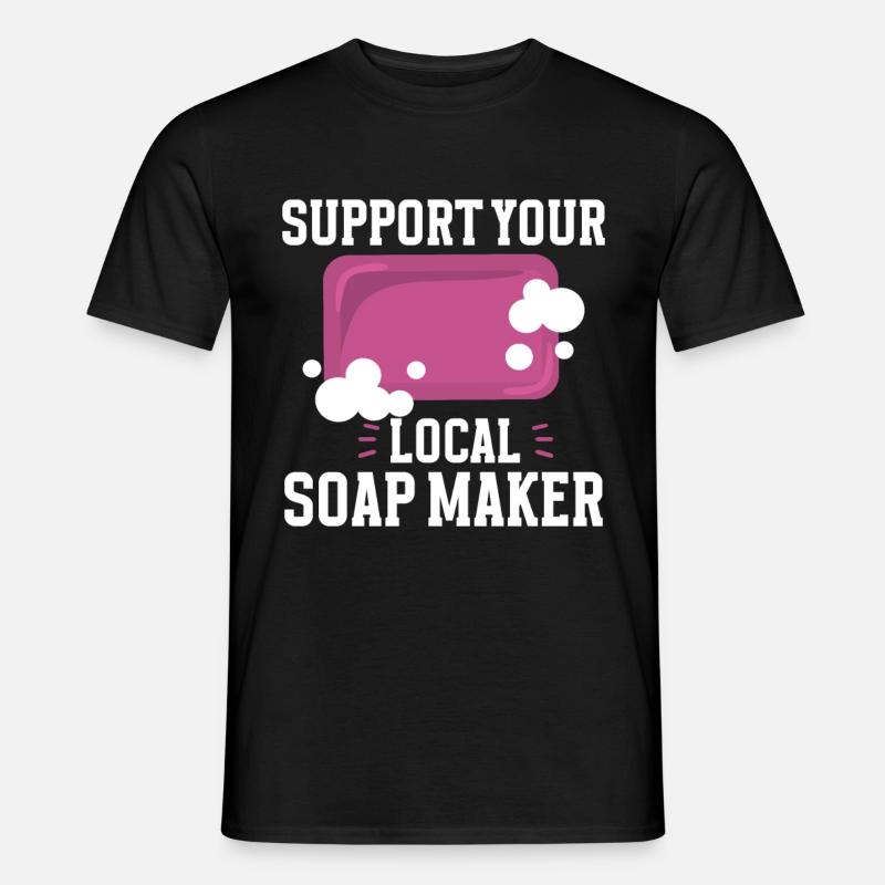 Soap Making Soap Maker - Men’s T-shirt - black