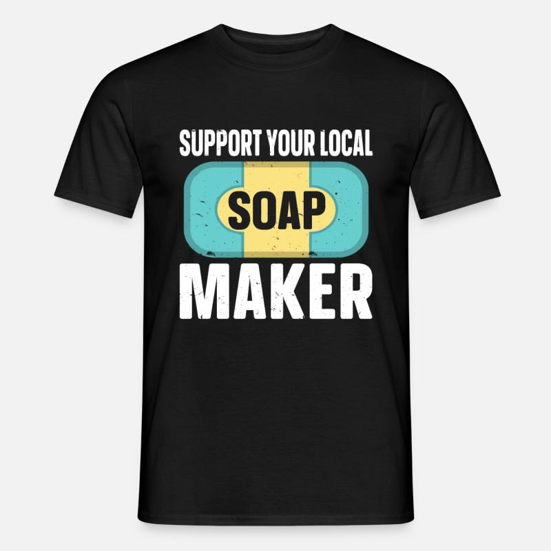 Soap Making Soap Maker - Men’s T-shirt - black