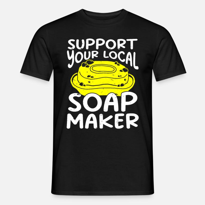 Soap Making Soap Maker - Men’s T-shirt - black