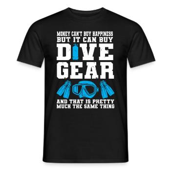 Scuba Diving Diver - Männer T-Shirt - Schwarz - Vorne - AI Model Male 178 light (178cm)