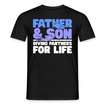 Scuba Diving Diver - Männer T-Shirt - Schwarz - Vorne - AI Model Male 178 light (178cm)