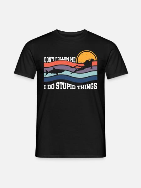 Scuba Diving Diver - Men's T-Shirt - black