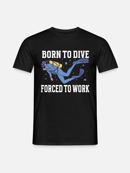 Scuba Diving Diver - Men's T-Shirt - black