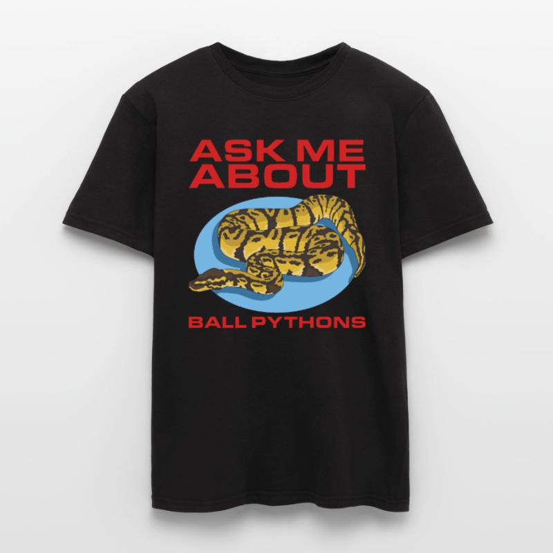 Königspython Python Schlange Geschenke Männer T-Shirt