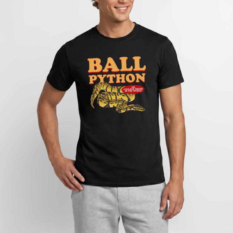 King Python Python Snakes Gift Men's T-Shirt
