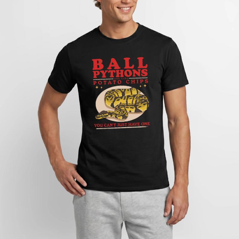 Roi Python Python Serpent Cadeaux T-shirt homme