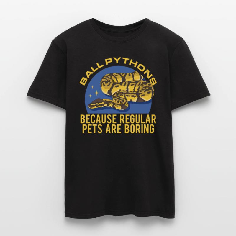 Königspython Schlangen Python Geschenk Männer T-Shirt