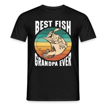 Aquariophile d’aquarium d’aquarium - T-shirt homme - noir - Devant - AI Model Male 178 light (178cm)