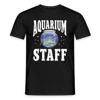 Aquariophile d’aquarium d’aquarium - T-shirt homme - noir - Devant - AI Model Male 178 light (178cm)