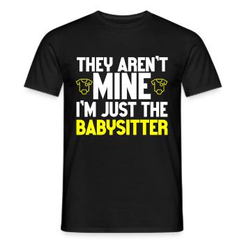 Babysitter Babysitting - Männer T-Shirt - Schwarz - Vorne - AI Model Male 178 light (178cm)