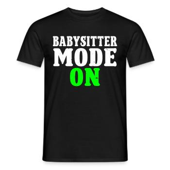 Babysitter Babysitting - Männer T-Shirt - Schwarz - Vorne - AI Model Male 178 light (178cm)