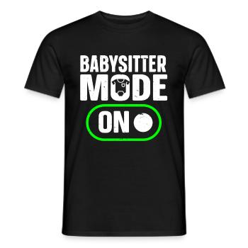 Babysitter Babysitting - Männer T-Shirt - Schwarz - Vorne - AI Model Male 178 light (178cm)