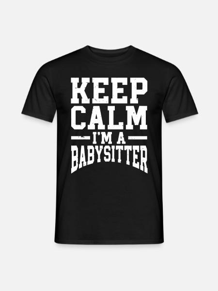 Babysitter Babysitting - Men's T-Shirt - black