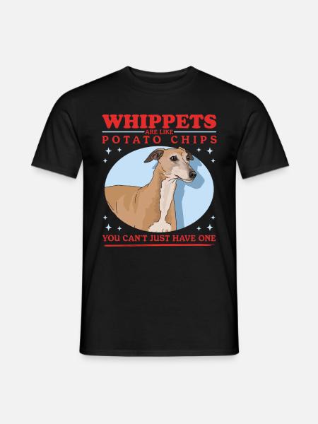 Whippet English Greyhound Gifts - Men's T-Shirt - black