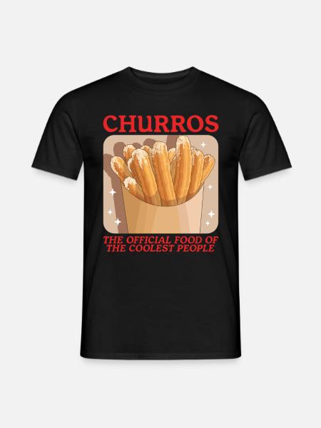Churro Churros Gifts - Men's T-Shirt - black
