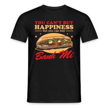 Bánh Mì Banh Mi Sandwiches Geschenke - Männer T-Shirt - Schwarz - Vorne - AI Model Male 178 light (178cm)