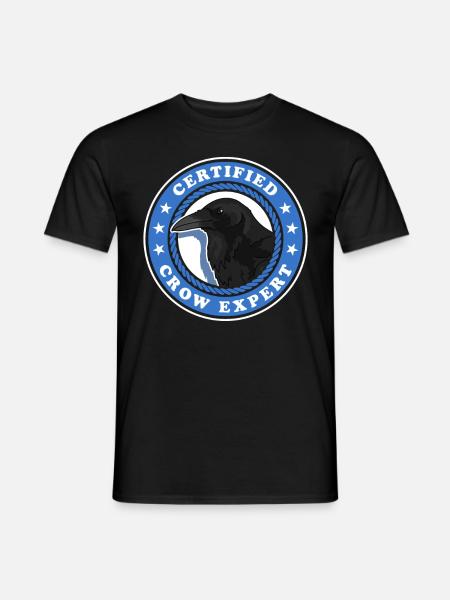 Crows Expert Raven Birds Gift - Men's T-Shirt - black