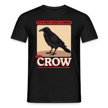 Crows Birds Black Ravens Gift - Men's T-Shirt - black - Front - AI Model Male 178 light (178cm)