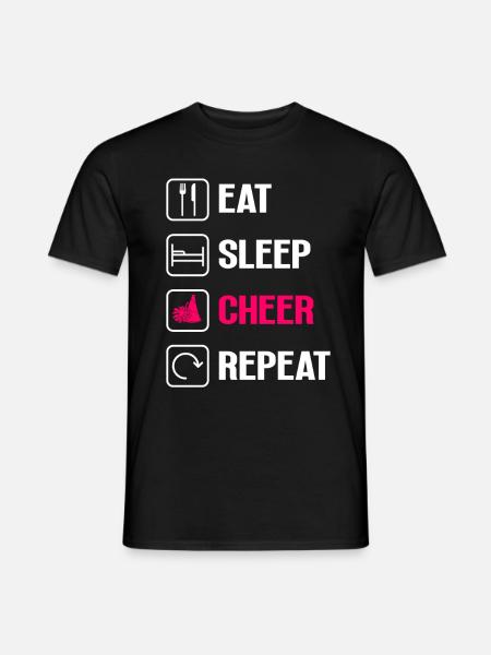 Cheerleading Cheerleader Base Flyer - Men's T-Shirt - black