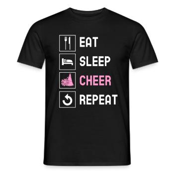 Cheerleading Cheerleader Base Flyer - Männer T-Shirt - Schwarz - Vorne - AI Model Male 178 light (178cm)