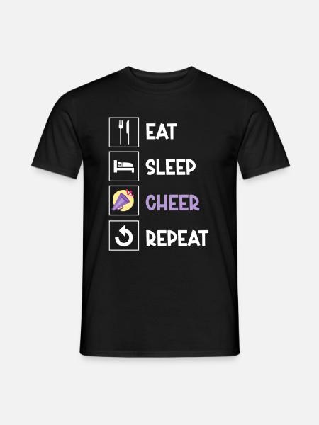 Cheerleading Cheerleader Base Flyer - Men's T-Shirt - black