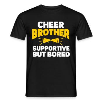 Cheerleading Cheerleader Base Flyer - T-shirt homme - noir - Devant - AI Model Male 178 light (178cm)