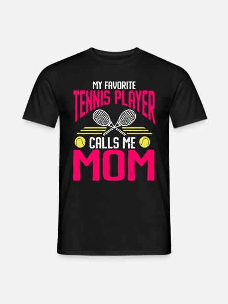 Tennis Player - Men's T-Shirt - black