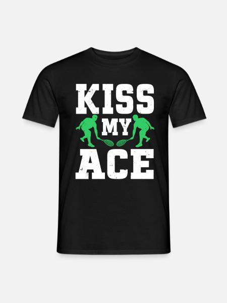 Tennis Player - Men's T-Shirt - black