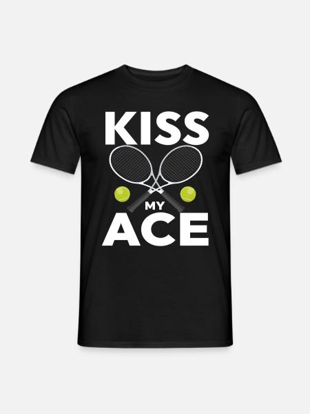 Tennis Player - Men's T-Shirt - black